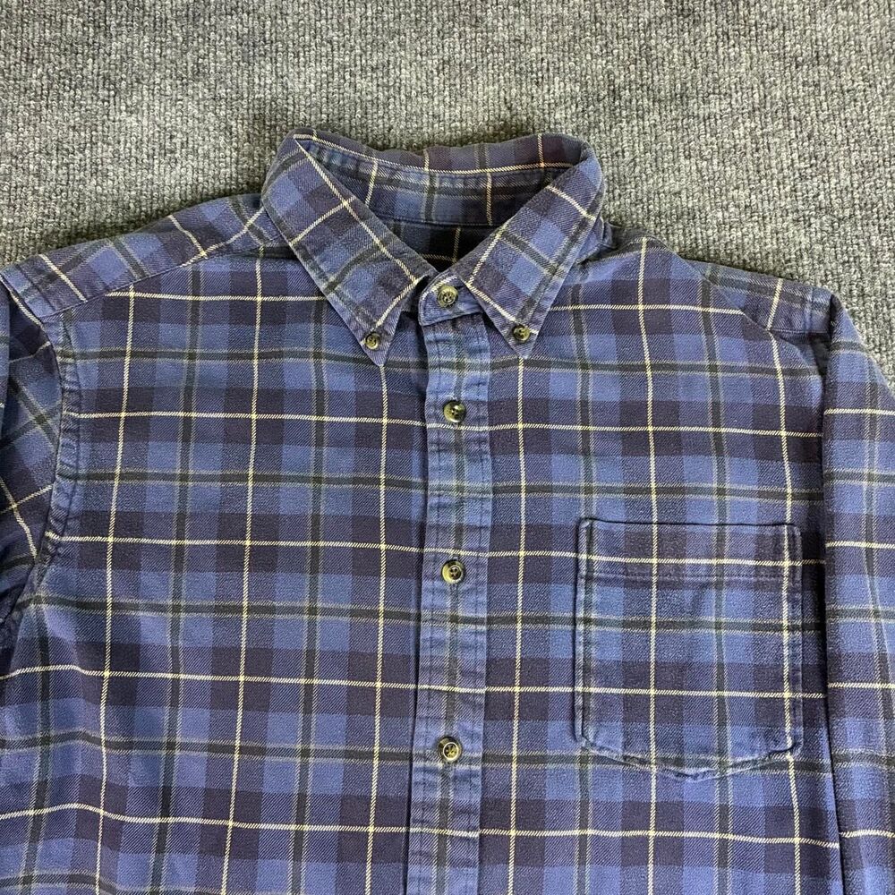 Eddie-bauer Men's Blue and Navy Shirt
